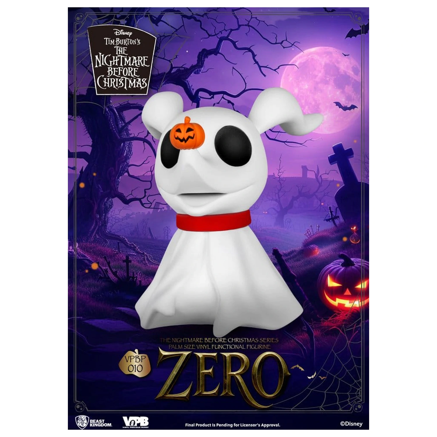 The Nightmare Before Christmas Palm Size Figure Bank Zero 11 cm product photo