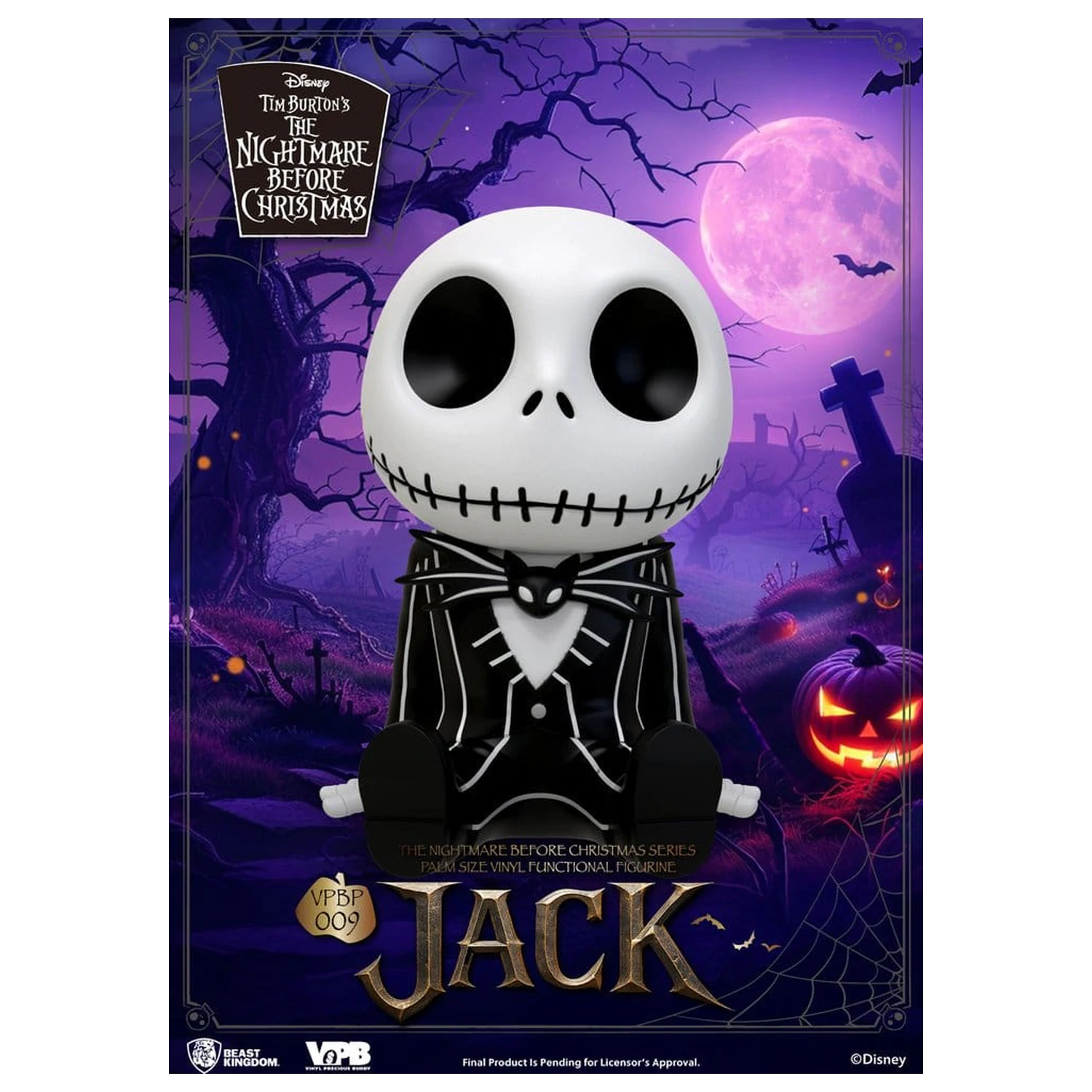 The Nightmare Before Christmas Palm Size Figure Bank Jack 12 cm product photo