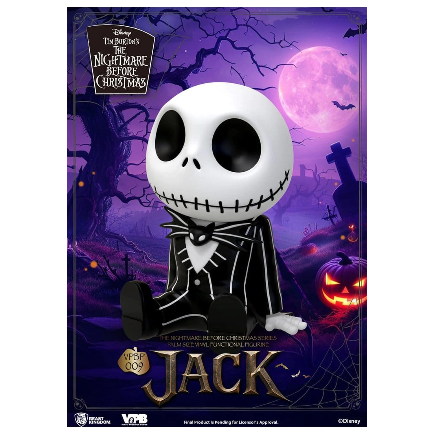 The Nightmare Before Christmas Palm Size Figure Bank Jack 12 cm product photo