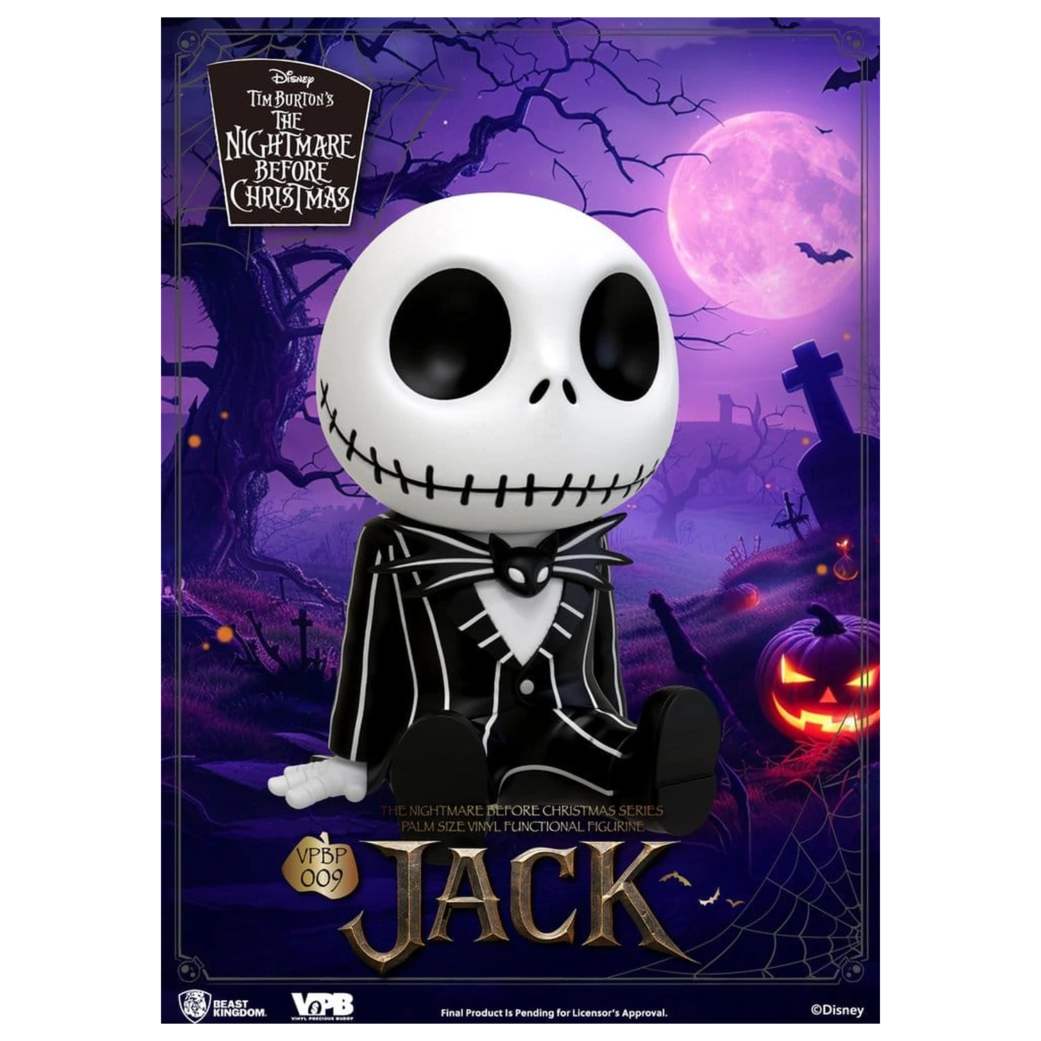 The Nightmare Before Christmas Palm Size Figure Bank Jack 12 cm product photo