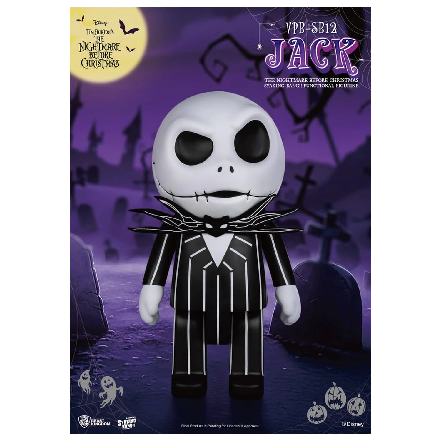 The Nightmare Before Christmas syaking-bang Figure Bank Jack 47 cm product photo