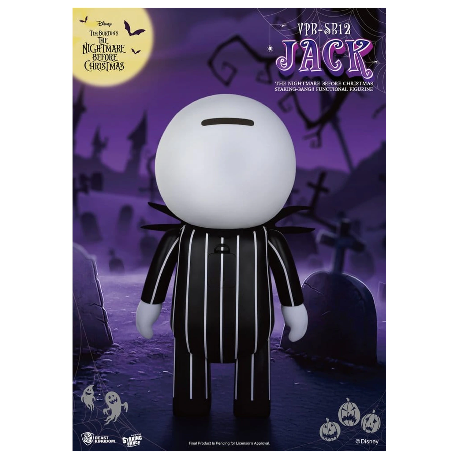 The Nightmare Before Christmas syaking-bang Figure Bank Jack 47 cm product photo