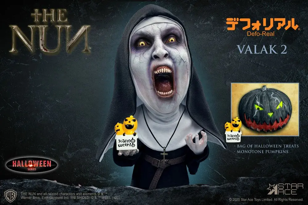 The Nun Defo-Real Series Soft Vinyl Figure Valak 2 Halloween Version (Open Mouth) 15 cm product photo