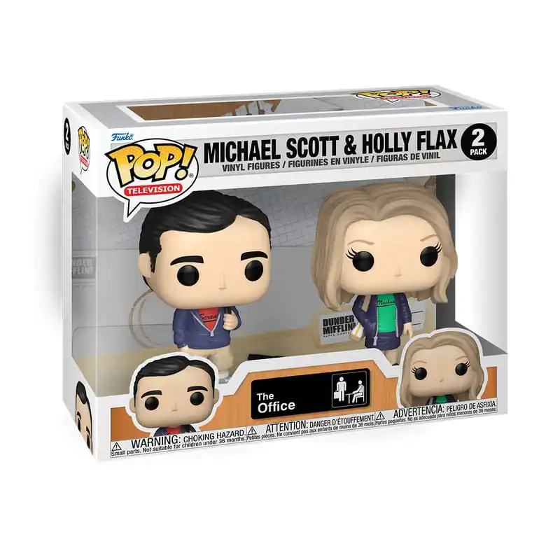 The Office Funko POP! Television Vinyl Figures 2-Pack Michael &amp; Holly 9 cm product photo