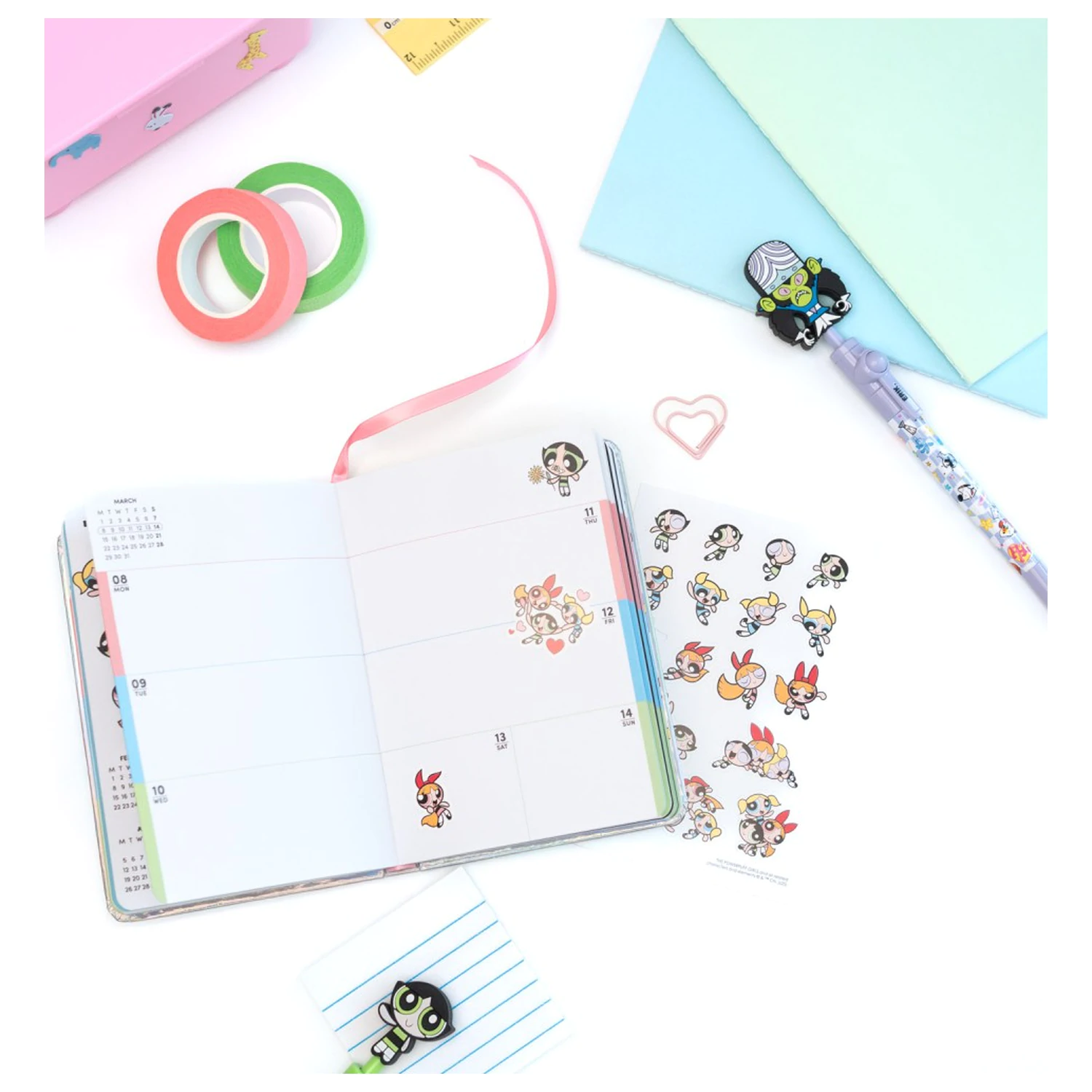 The Powerpuff Girls Academic Planner 2026/27 A6 *English Version* product photo