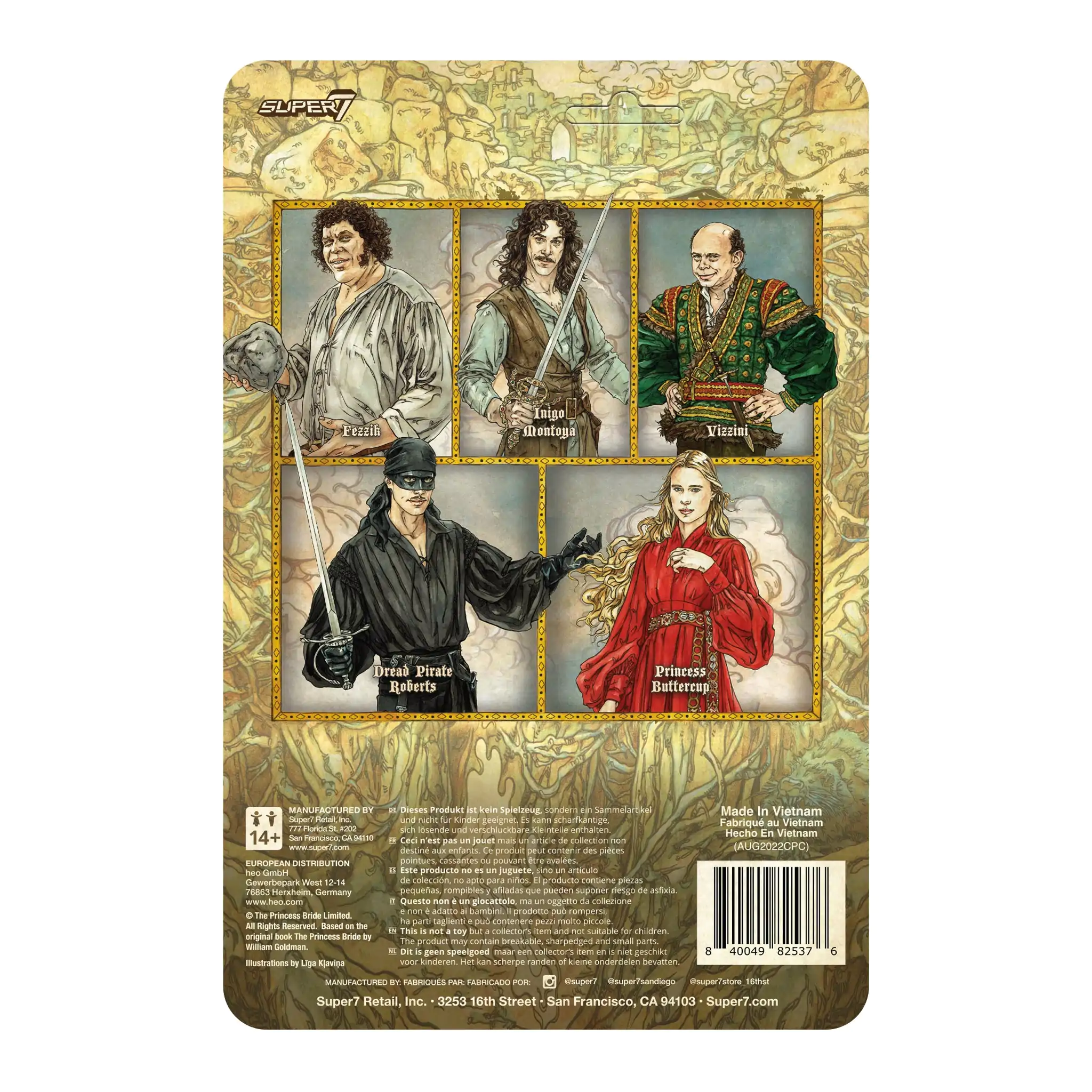 The Princess Bride  ReAction Action Figure Princess Buttercup 10 cm product photo