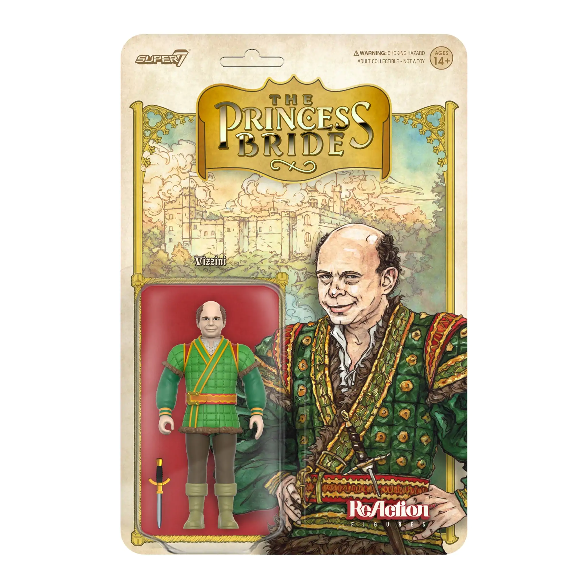 The Princess Bride  ReAction Action Figure Vizzini 10 cm product photo