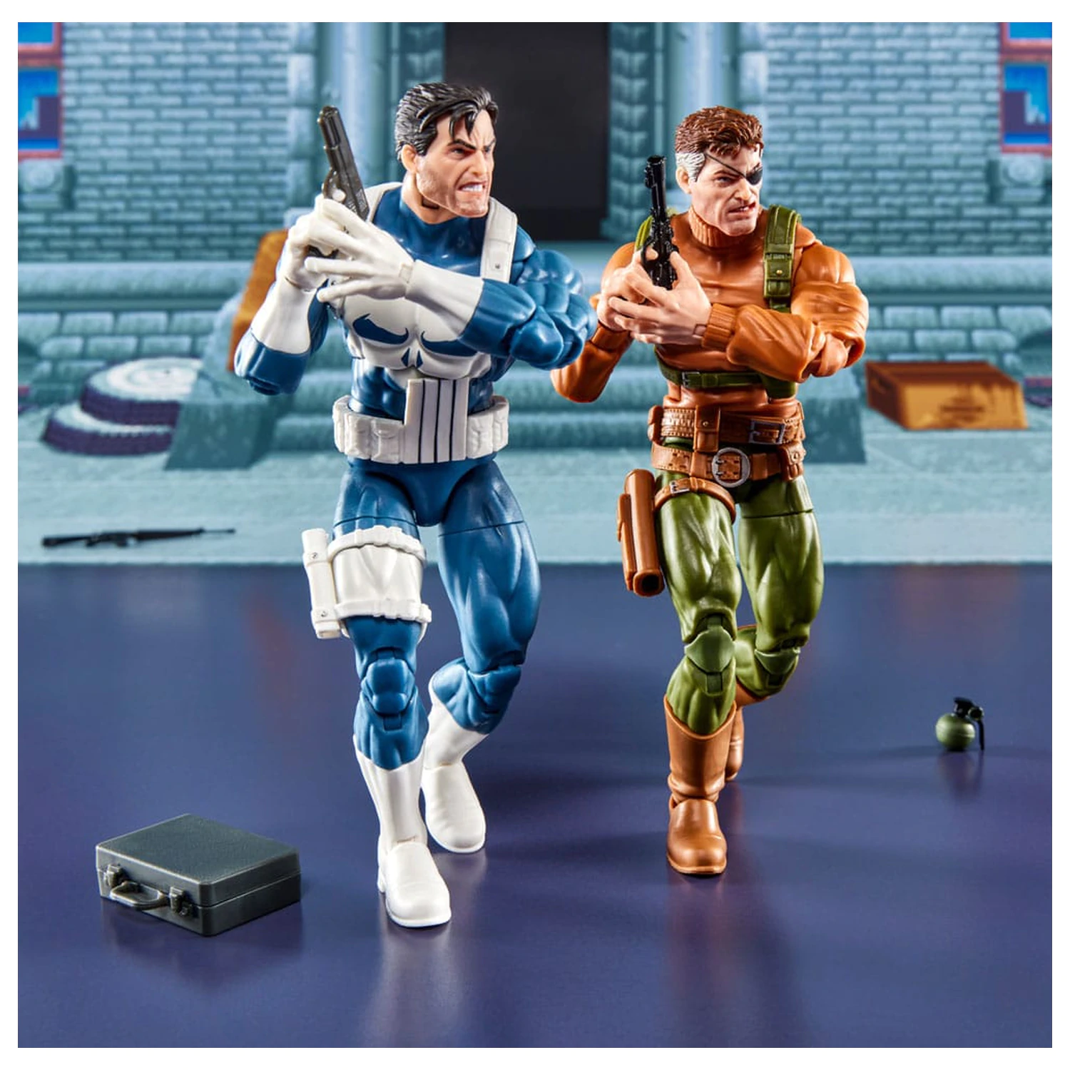 The Punisher Marvel Legends Gamerverse Action Figure 2-Pack Punisher & Nick Fury 15 cm product photo