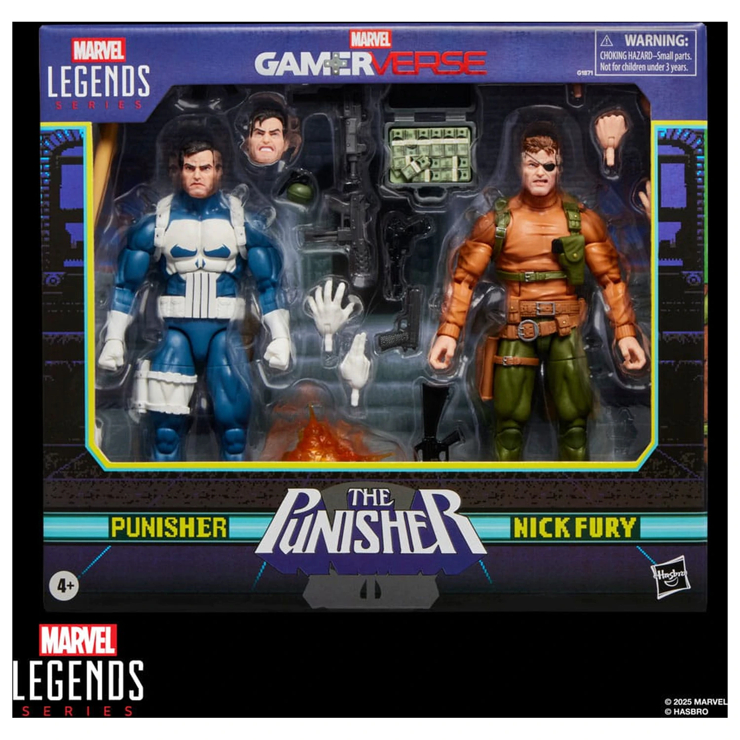 The Punisher Marvel Legends Gamerverse Action Figure 2-Pack Punisher & Nick Fury 15 cm product photo