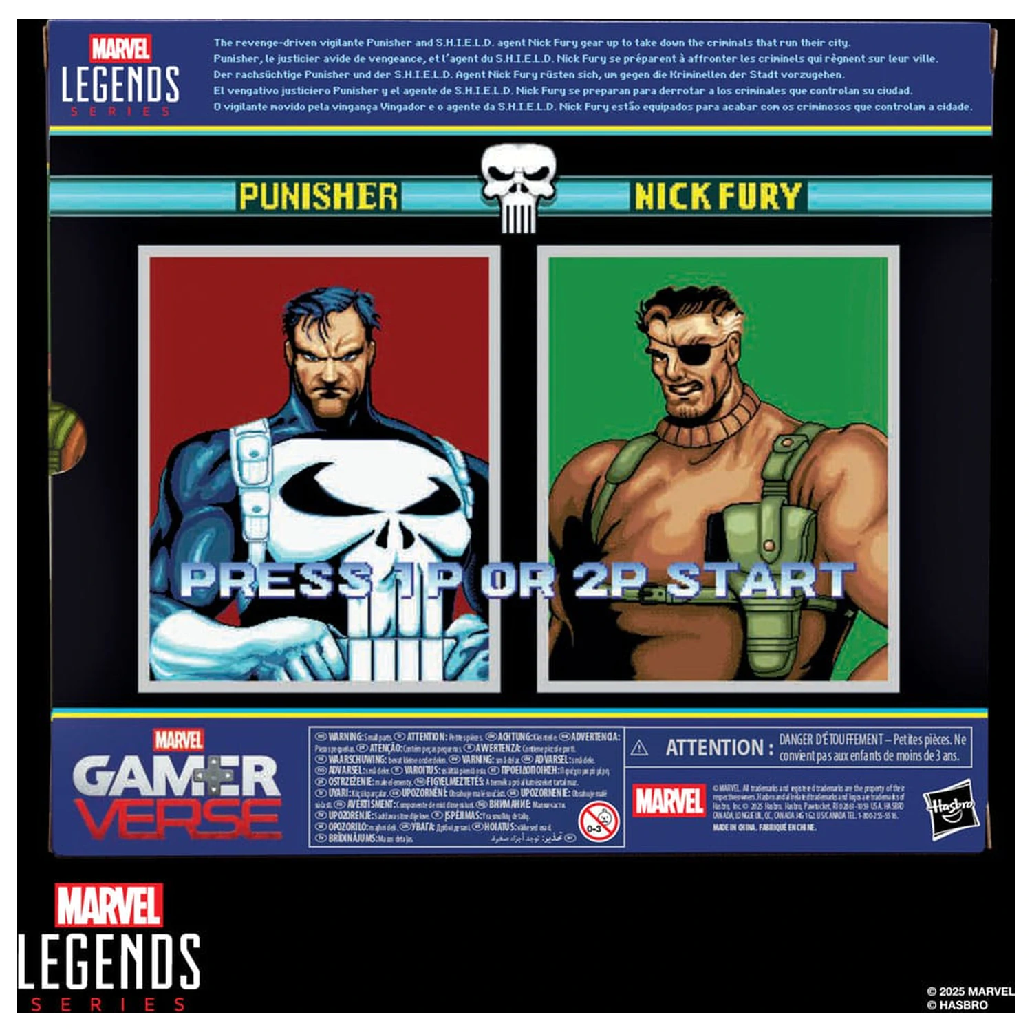 The Punisher Marvel Legends Gamerverse Action Figure 2-Pack Punisher & Nick Fury 15 cm product photo