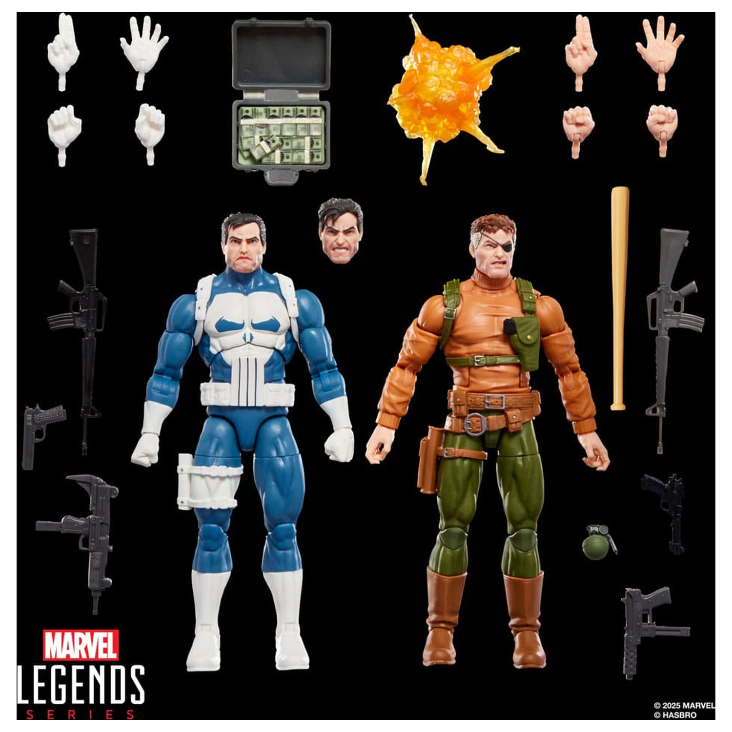 The Punisher Marvel Legends Gamerverse Action Figure 2-Pack Punisher & Nick Fury 15 cm product photo