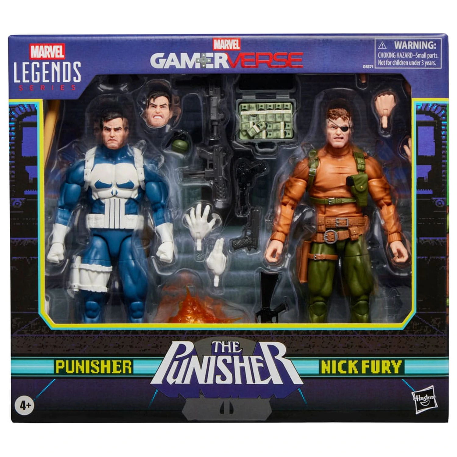 The Punisher Marvel Legends Gamerverse Action Figure 2-Pack Punisher & Nick Fury 15 cm product photo