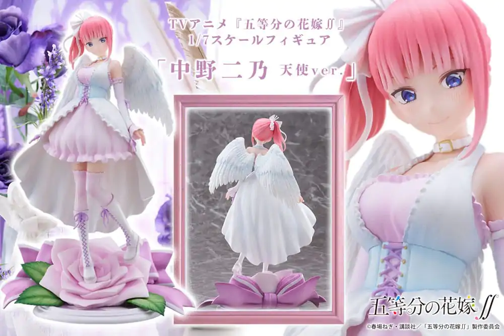 The Quintessential Quintuplets PVC Statue 1/7 Nakano Nino Angel Ver. 26 cm product photo