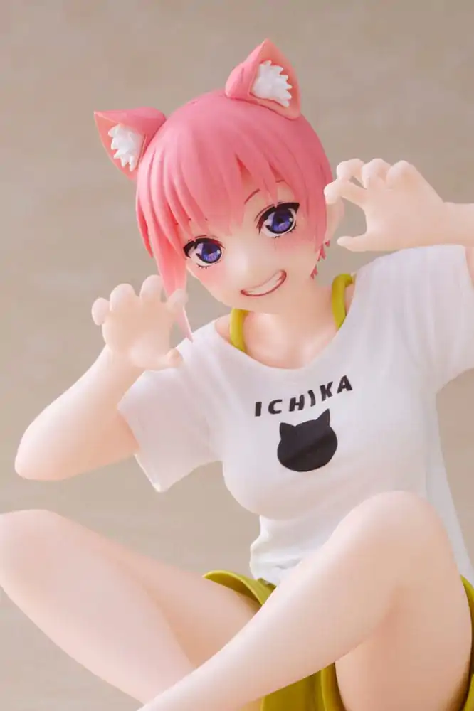 The Quintessential Quintuplets 2 PVC Statue Desktop Ichika Nakano Newley Written Cat Roomwear Ver. 13 cm product photo