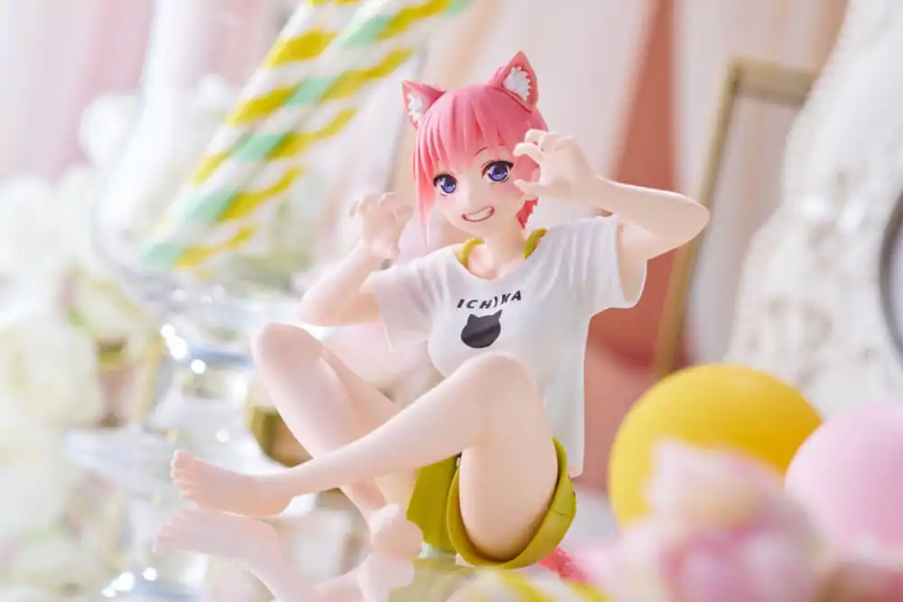 The Quintessential Quintuplets 2 PVC Statue Desktop Ichika Nakano Newley Written Cat Roomwear Ver. 13 cm product photo