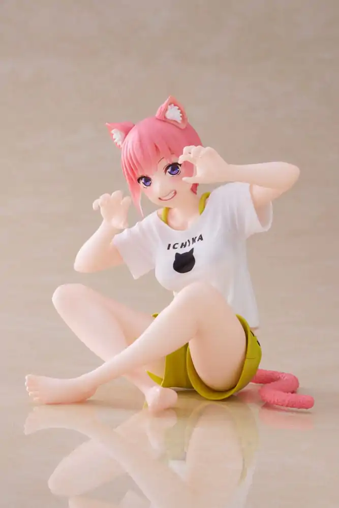 The Quintessential Quintuplets 2 PVC Statue Desktop Ichika Nakano Newley Written Cat Roomwear Ver. 13 cm product photo