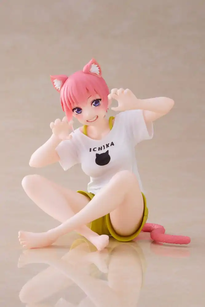 The Quintessential Quintuplets 2 PVC Statue Desktop Ichika Nakano Newley Written Cat Roomwear Ver. 13 cm product photo