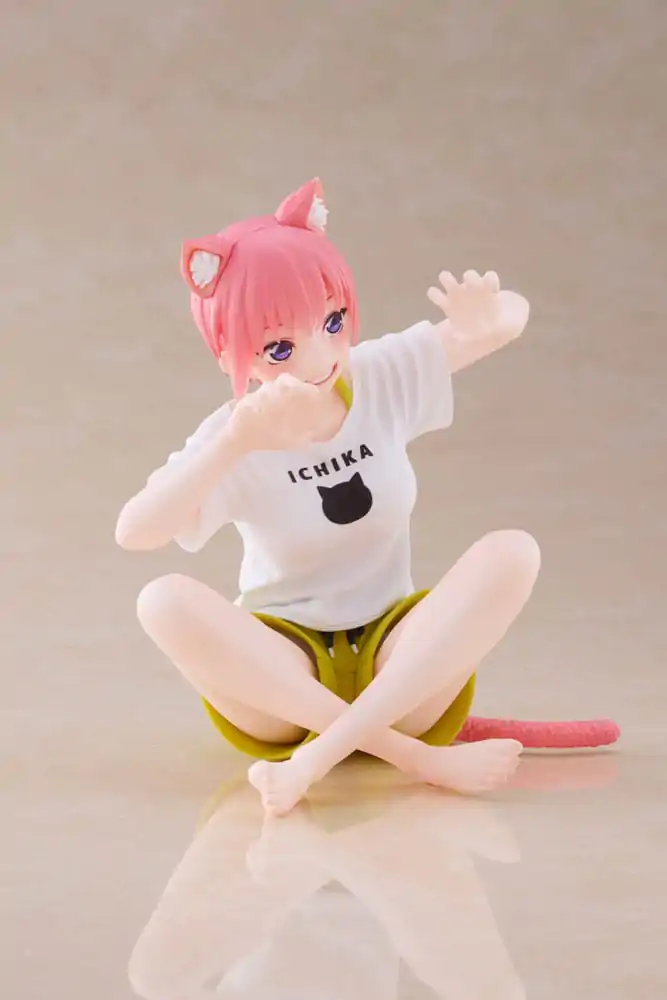 The Quintessential Quintuplets 2 PVC Statue Desktop Ichika Nakano Newley Written Cat Roomwear Ver. 13 cm product photo
