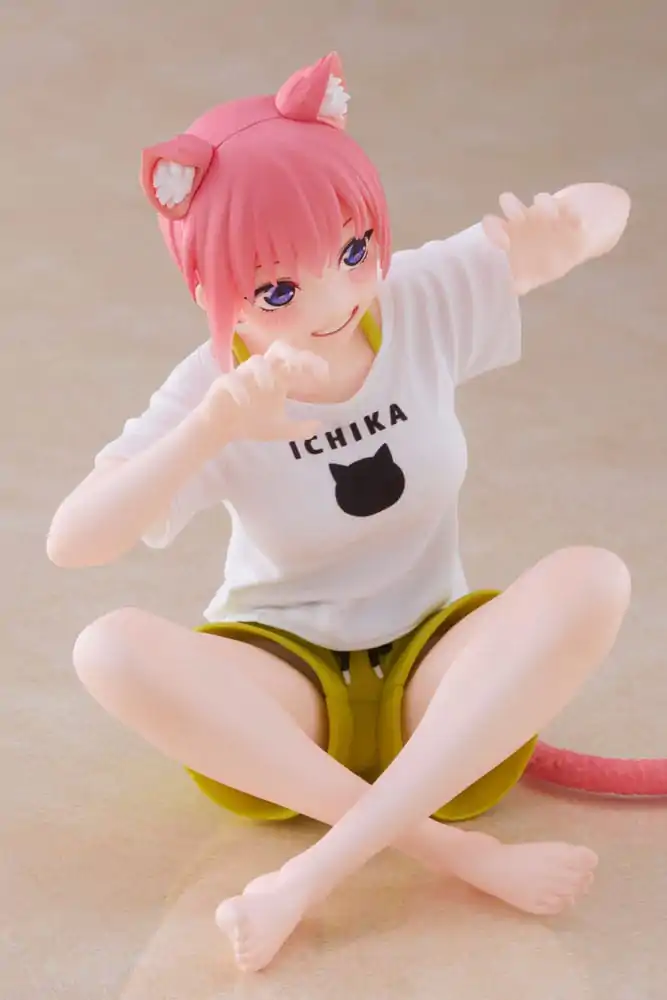 The Quintessential Quintuplets 2 PVC Statue Desktop Ichika Nakano Newley Written Cat Roomwear Ver. 13 cm product photo