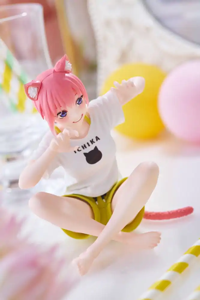 The Quintessential Quintuplets 2 PVC Statue Desktop Ichika Nakano Newley Written Cat Roomwear Ver. 13 cm product photo