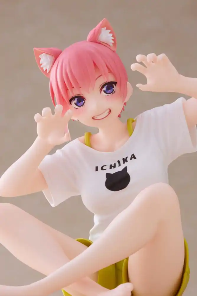 The Quintessential Quintuplets 2 PVC Statue Desktop Ichika Nakano Newley Written Cat Roomwear Ver. 13 cm product photo