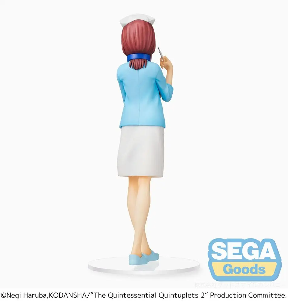 The Quintessential Quintuplets 2 SPM PVC Statue Miku Nakano Nurse Ver. 21 cm product photo