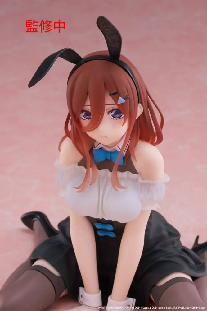 The Quintessential Quintuplets 3 PVC Statue Desktop Cute Figure Miku Nakano (Bunny Ver.) 13 cm product photo
