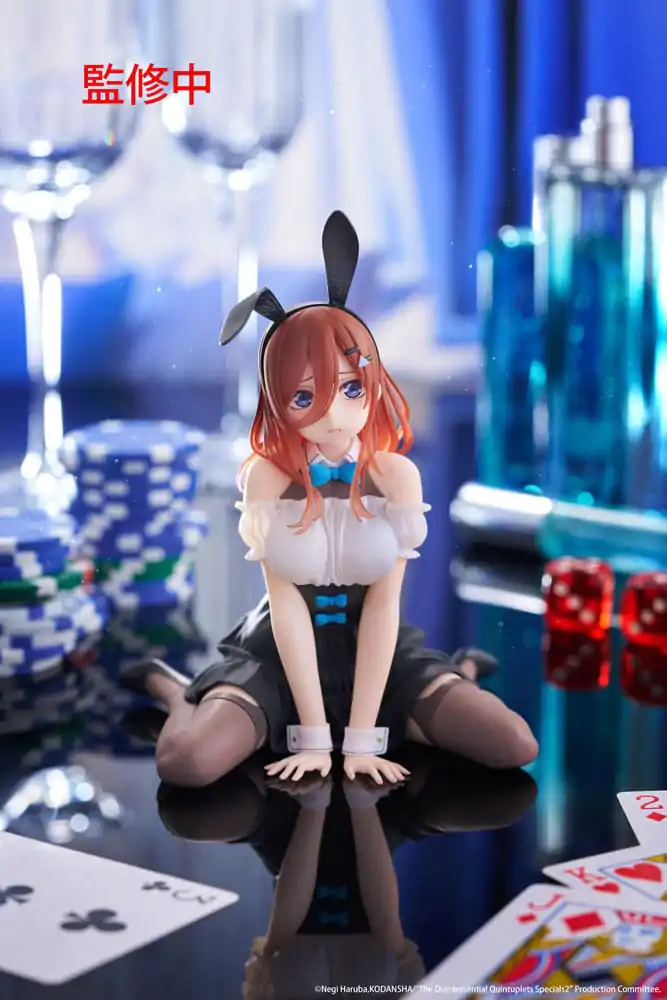 The Quintessential Quintuplets 3 PVC Statue Desktop Cute Figure Miku Nakano (Bunny Ver.) 13 cm product photo