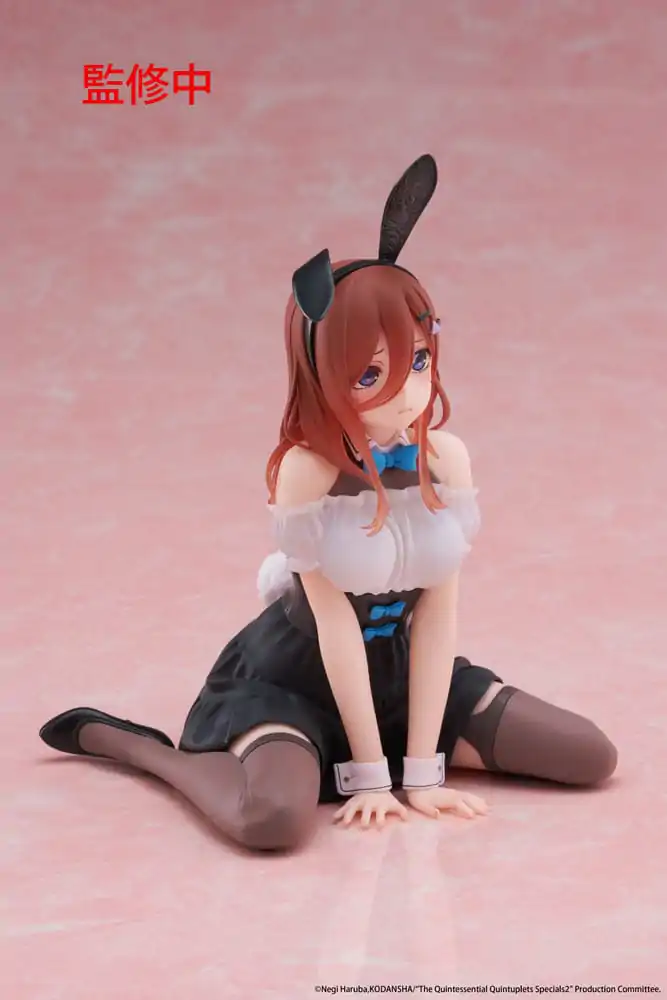 The Quintessential Quintuplets 3 PVC Statue Desktop Cute Figure Miku Nakano (Bunny Ver.) 13 cm product photo
