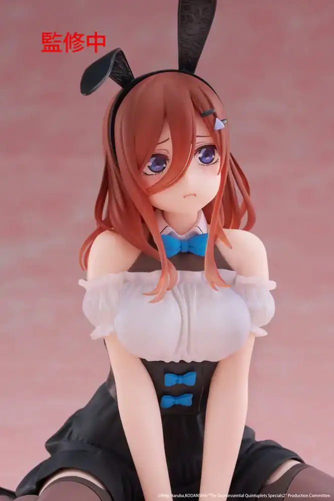 The Quintessential Quintuplets 3 PVC Statue Desktop Cute Figure Miku Nakano (Bunny Ver.) 13 cm product photo