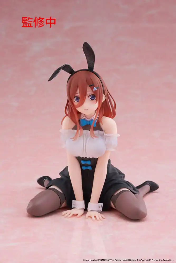 The Quintessential Quintuplets 3 PVC Statue Desktop Cute Figure Miku Nakano (Bunny Ver.) 13 cm product photo