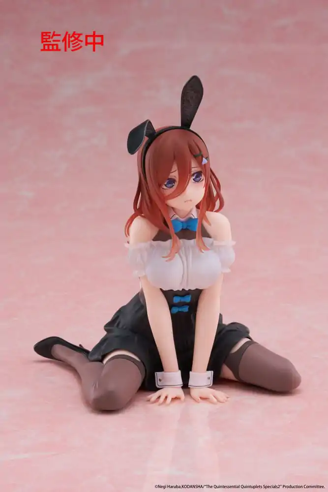 The Quintessential Quintuplets 3 PVC Statue Desktop Cute Figure Miku Nakano (Bunny Ver.) 13 cm product photo