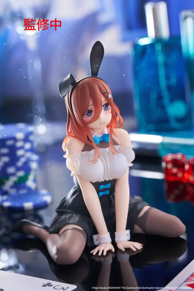 The Quintessential Quintuplets 3 PVC Statue Desktop Cute Figure Miku Nakano (Bunny Ver.) 13 cm product photo