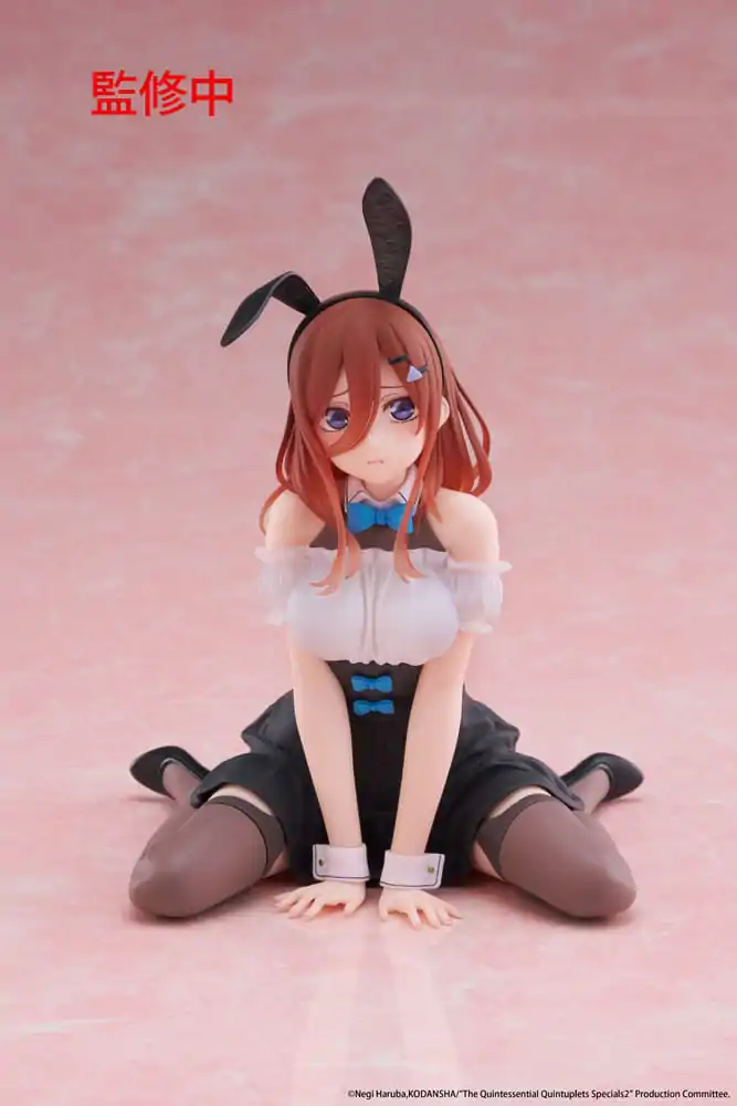 The Quintessential Quintuplets 3 PVC Statue Desktop Cute Figure Miku Nakano (Bunny Ver.) 13 cm product photo