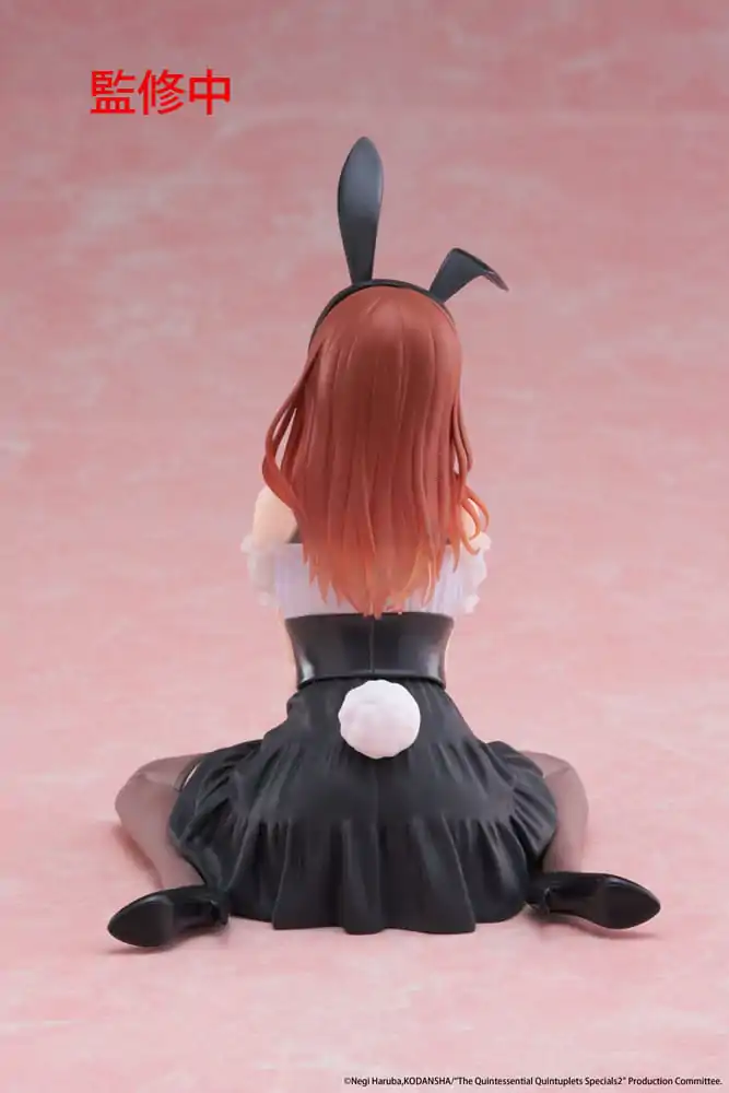The Quintessential Quintuplets 3 PVC Statue Desktop Cute Figure Miku Nakano (Bunny Ver.) 13 cm product photo