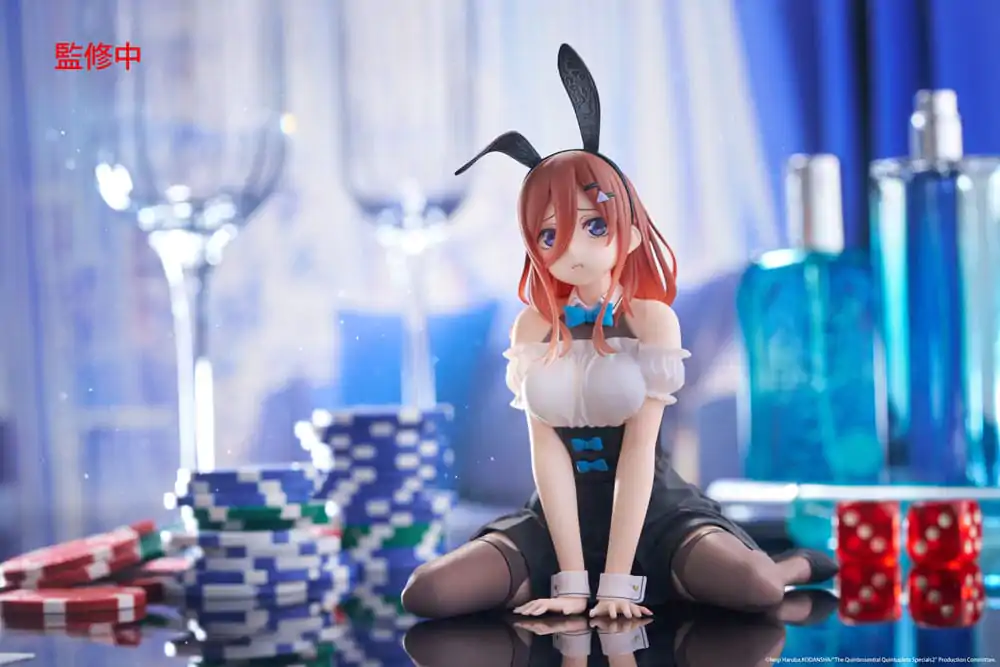 The Quintessential Quintuplets 3 PVC Statue Desktop Cute Figure Miku Nakano (Bunny Ver.) 13 cm product photo