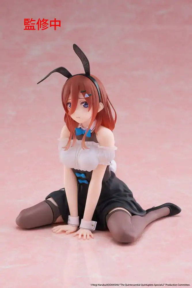 The Quintessential Quintuplets 3 PVC Statue Desktop Cute Figure Miku Nakano (Bunny Ver.) 13 cm product photo