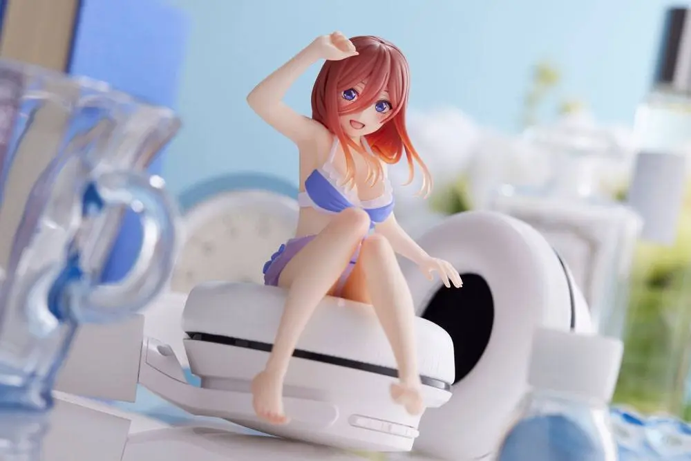 The Quintessential Quintuplets Aqua Float Girls PVC Statue Miku Nakano 20 cm product photo