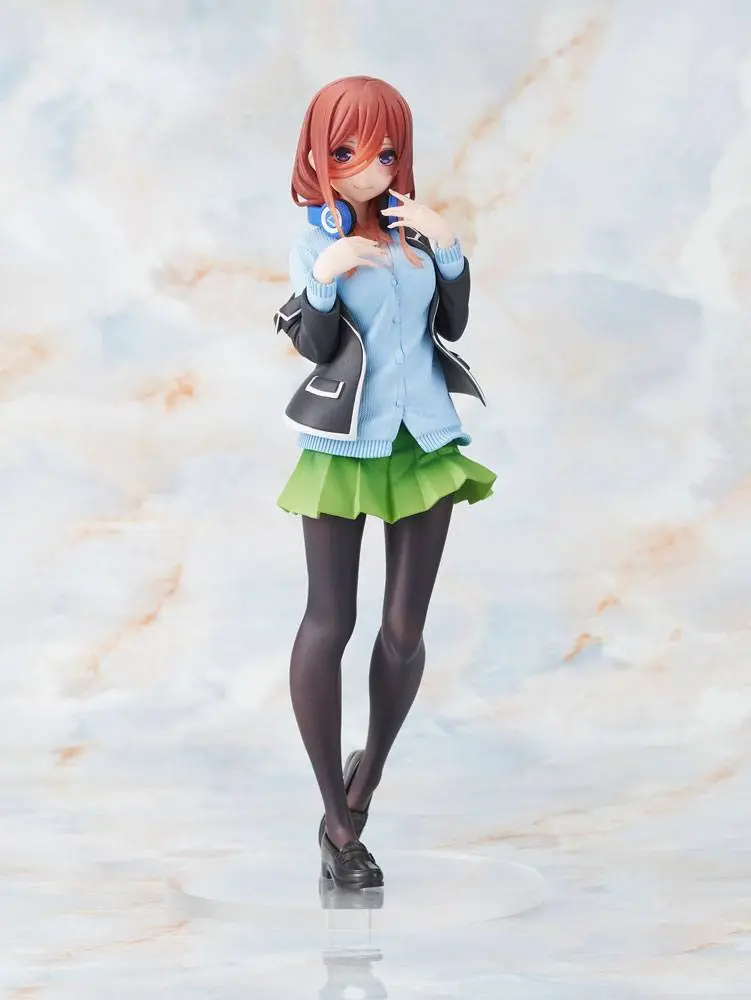 The Quintessential Quintuplets Coreful PVC Statue Nakano Miku Uniform Ver. 20 cm product photo