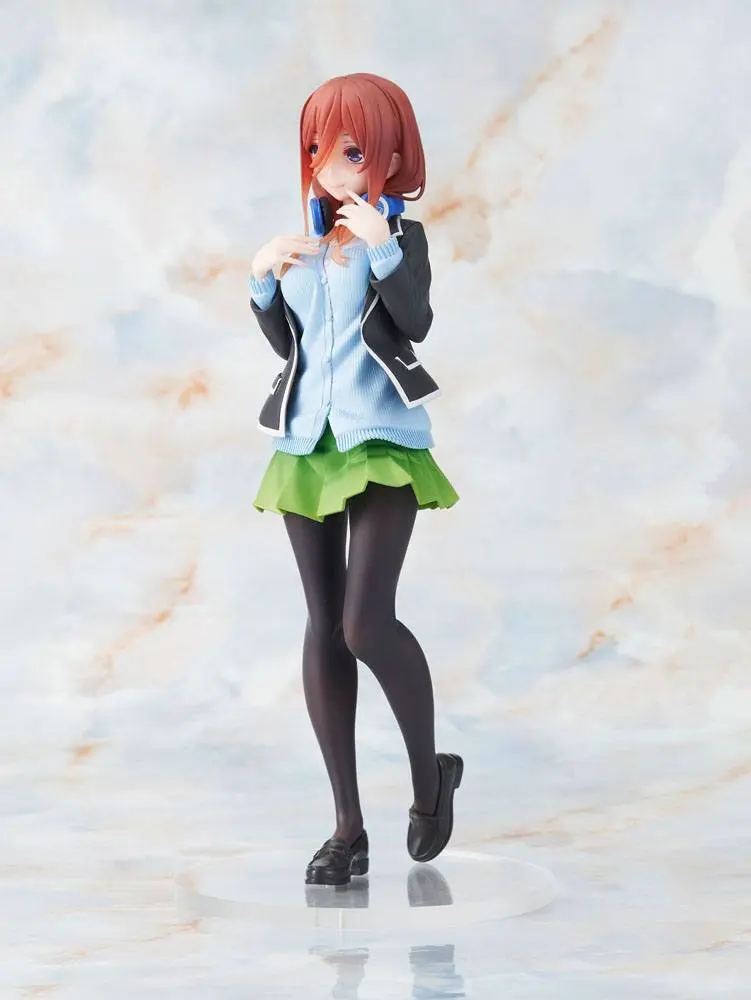 The Quintessential Quintuplets Coreful PVC Statue Nakano Miku Uniform Ver. 20 cm product photo