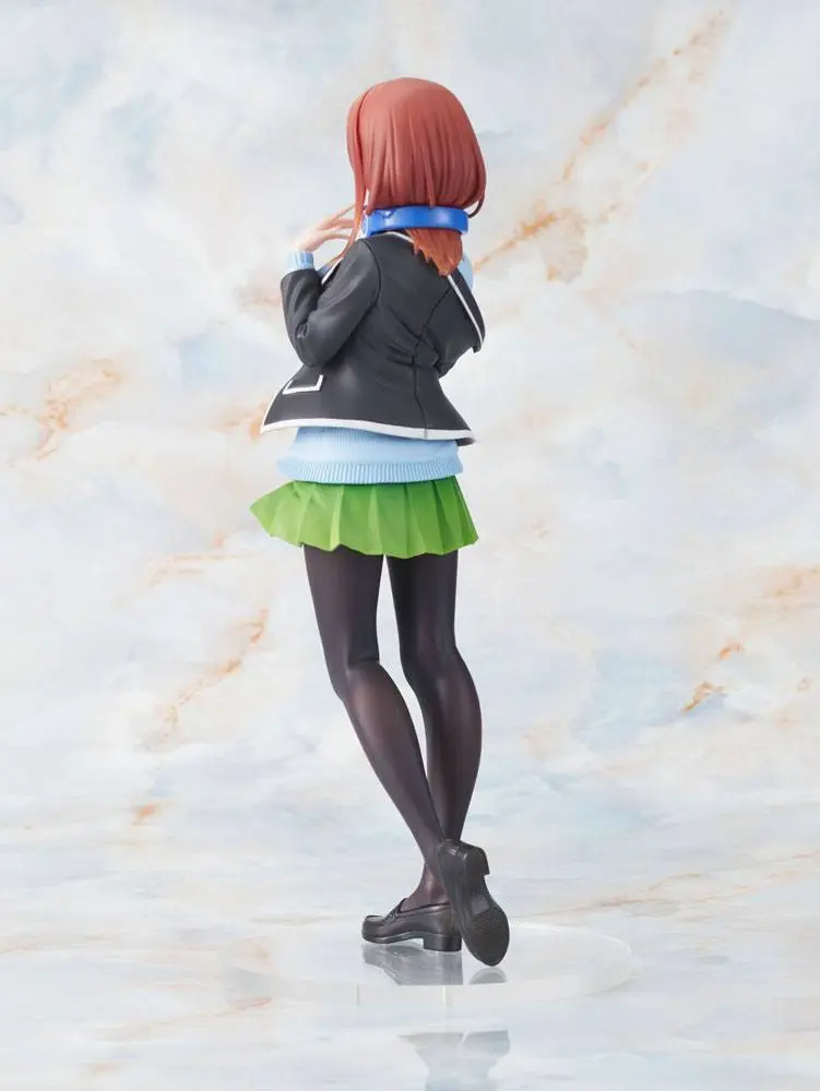 The Quintessential Quintuplets Coreful PVC Statue Nakano Miku Uniform Ver. 20 cm product photo