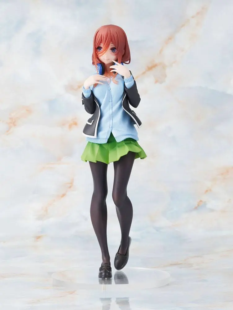 The Quintessential Quintuplets Coreful PVC Statue Nakano Miku Uniform Ver. 20 cm product photo