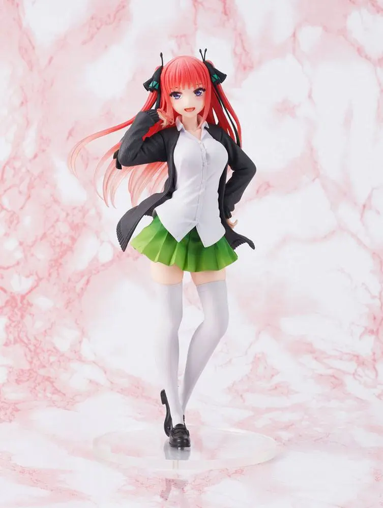 The Quintessential Quintuplets Coreful PVC Statue Nakano Nino Uniform Ver. 20 cm product photo
