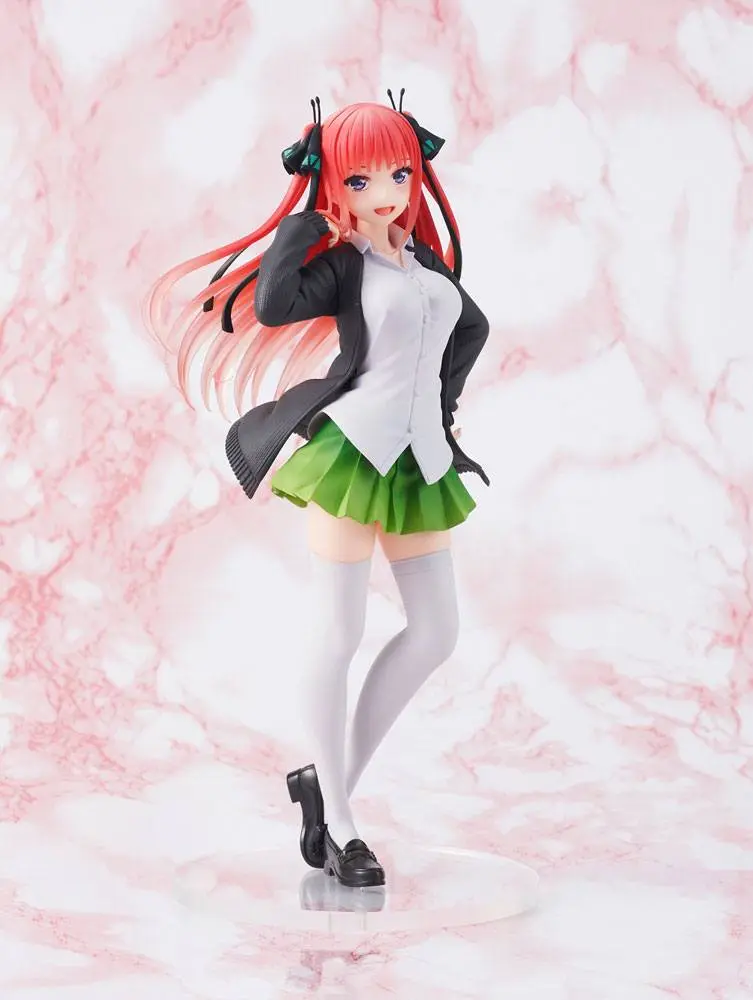 The Quintessential Quintuplets Coreful PVC Statue Nakano Nino Uniform Ver. 20 cm product photo