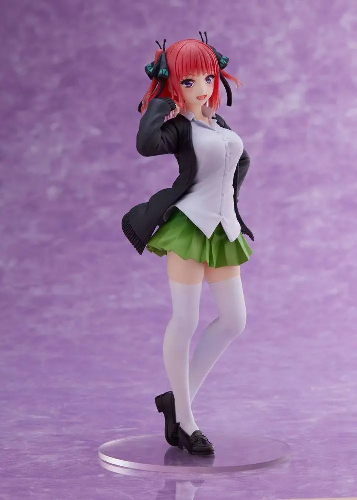 The Quintessential Quintuplets Coreful PVC Statue Nakano Nino Uniform Ver. Renewal 20 cm product photo