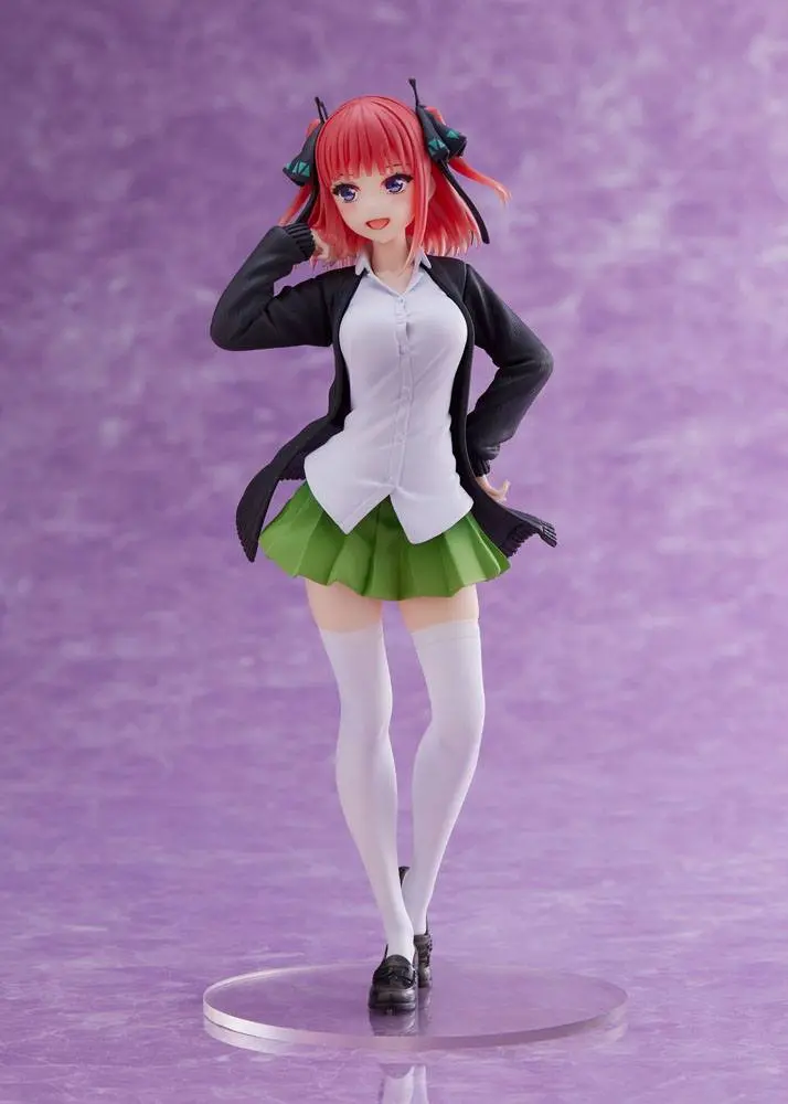 The Quintessential Quintuplets Coreful PVC Statue Nakano Nino Uniform Ver. Renewal 20 cm product photo