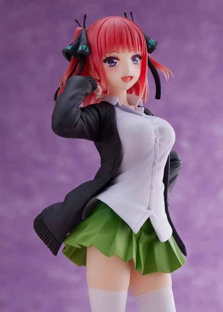 The Quintessential Quintuplets Coreful PVC Statue Nakano Nino Uniform Ver. Renewal 20 cm product photo