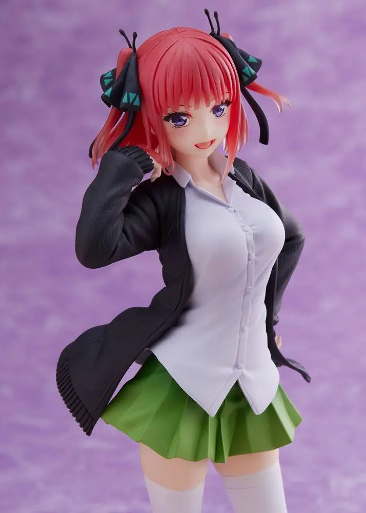 The Quintessential Quintuplets Coreful PVC Statue Nakano Nino Uniform Ver. Renewal 20 cm product photo