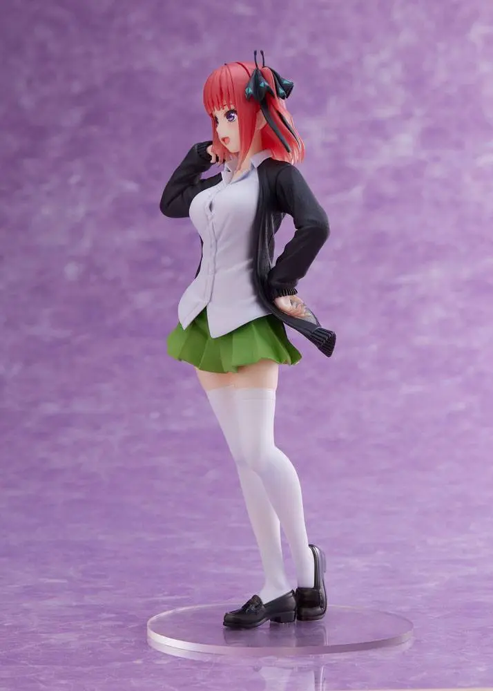 The Quintessential Quintuplets Coreful PVC Statue Nakano Nino Uniform Ver. Renewal 20 cm product photo