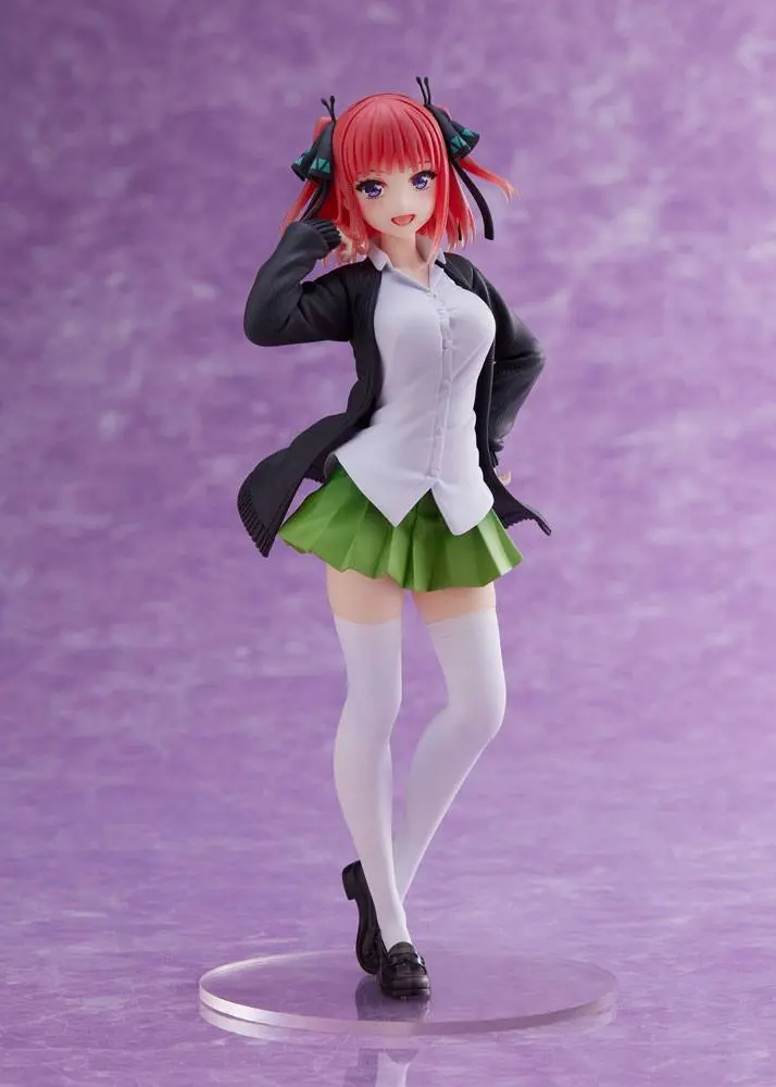 The Quintessential Quintuplets Coreful PVC Statue Nakano Nino Uniform Ver. Renewal 20 cm product photo